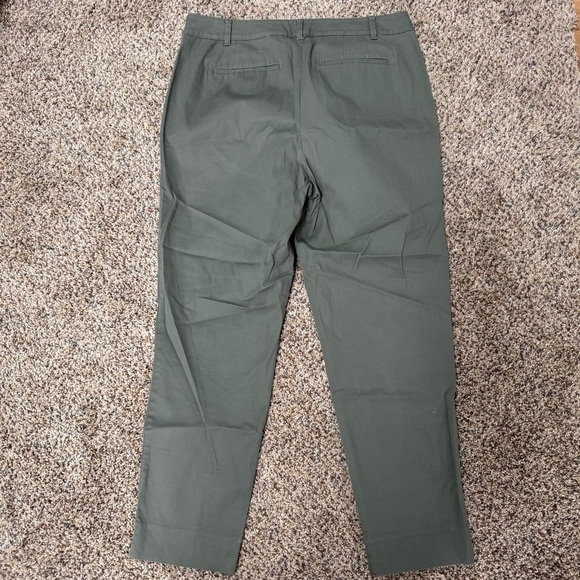 Talbots Green Chino Pants Straight Leg - Picture 3 of 4